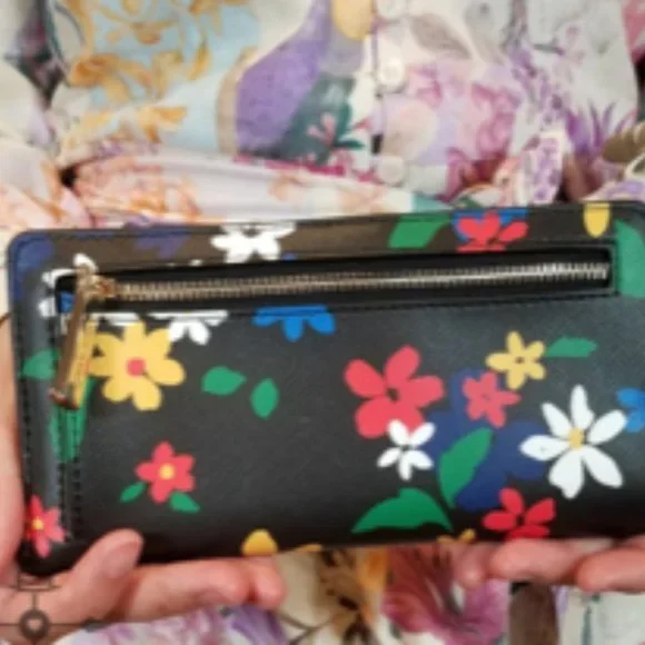 Kate Spade Staci Medium Satchel and Floral Wallet SET - NWT